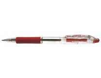 Guľôčkové pero, 0,24 mm, stláčací mechanizmus, ZEBRA "Jimnie", červené