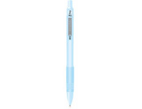 Guľôčkové pero, 0,27 mm, stláčací mechanizmus, modré telo pera, ZEBRA "Z-Grip Pastel", modré