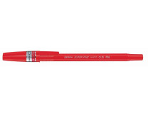 Guľôčkové pero, 0,21 mm, s vrchnákom, ZEBRA "H-8000", červená