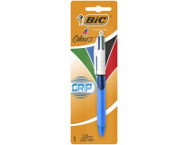 Guľôčkové pero, 0,32 mm, stláčací mechanizmus, 4 farby, BIC "4 Colours Grip Original"