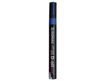 Lakový popisovač, 2,8 mm, M, DONAU "D-oil", modrý