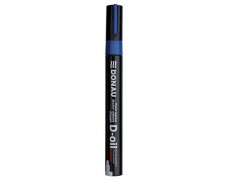 Lakový popisovač, 2,8 mm, M, DONAU "D-oil", modrý