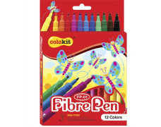 Fixky, COLOKIT "FibrePen", 12 rôznych farieb