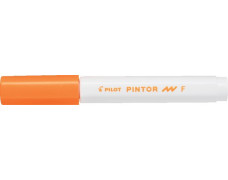 Dekoračný popisovač, 1 mm, PILOT "Pintor F", oranžová