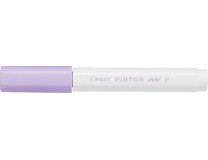 Dekoračný popisovač, 1 mm, PILOT "Pintor F", pastelovo fialový