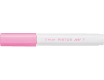 Dekoračný popisovač, 1 mm, PILOT "Pintor F", ružová