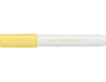 Dekoračný popisovač, 1 mm, PILOT "Pintor F", žltá