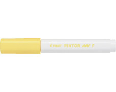 Dekoračný popisovač, 1 mm, PILOT "Pintor F", žltá