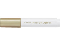 Dekoračný popisovač, 1,4 mm, PILOT "Pintor M", zlatý