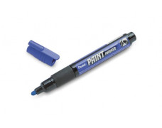 Lakový popisovač, 2 mm, kužeľový hrot, PENTEL "MMP20", modrá