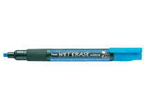 Kriedový popisovač, 2-4 mm, dlátový hrot, PENTEL "SMW26", modrá