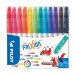 Fixky, 0,39-0,7 mm, odstrániteľné písmo, PILOT "Frixion Colors", 12 rôznych farieb