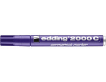 Permanentný popisovač, 1,5-3 mm, kužeľový hrot, EDDING "2000", fialový