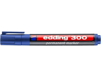 Permanentný popisovač, 1,5-3 mm, kužeľový, EDDING "300", modrý
