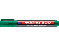 Permanentný popisovač, 1,5-3 mm, kužeľový, EDDING "300", zelený