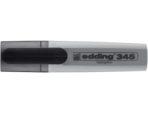 Zvýrazňovač, 2-5 mm, EDDING "345", sivý