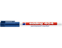 Permanentný popisovač, 0,75 mm, kužeľový hrot, EDDING "404", modrý