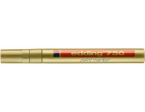 Permanentný lakový popisovač, 2-4 mm, EDDING "750", zlatý
