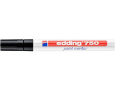 Permanentný lakový popisovač, 2-4 mm, EDDING "750", čierny