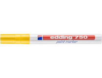 Permanentný lakový popisovač, 2-4 mm, EDDING "750", žltý
