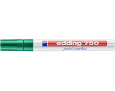 Permanentný lakový popisovač, 2-4 mm, EDDING "750", zelený