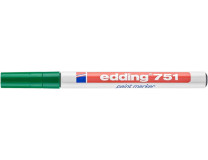 Lakový popisovač, 1-2 mm, EDDING "751", zelený