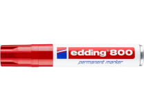 Permanentný popisovač, 4-12 mm, zrezaný, EDDING "800", červený