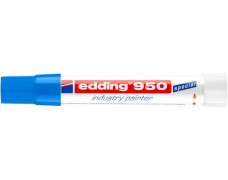 Permanentný popisovač, 10 mm, kužeľový, EDDING "950", modrý