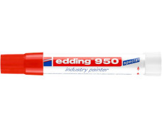 Permanentný popisovač, 10 mm, kužeľový, EDDING "950", červený