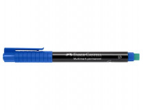 Permanentný popisovač, OHP, 0,4 mm, FABER-CASTELL "Multimark 1523", modrý