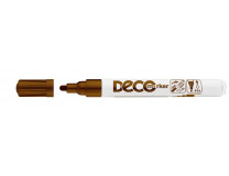 Lakový popisovač, 2-4 mm, ICO "Decomarker", hnedý