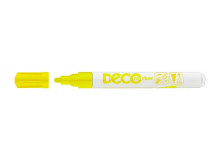 Lakový popisovač, 2-4 mm, ICO "Decomarker", žltý