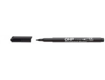 Permanentný popisovač, OHP, 1-1,5 mm, M, ICO, čierny