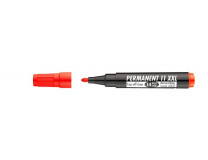 Permanentný popisovač, 1-3 mm, kužeľový hrot, ICO "Permanent 11 XXL", červený