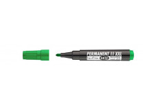 Permanentný popisovač, 1-3 mm, kužeľový hrot, ICO "Permanent 11 XXL", zelený