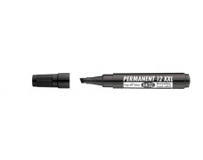 Permanentný popisovač, 1-4 mm, zrezaný hrot, ICO "Permanent 12 XXL", čierny