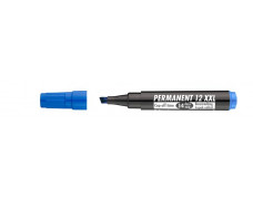Permanentný popisovač, 1-4 mm, zrezaný hrot, ICO "Permanent 12 XXL", modrý