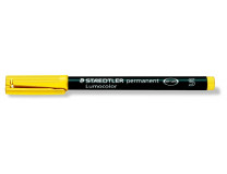 Permanentný popisovač, OHP, 0,4 mm, STAEDTLER "Lumocolor® 313 S", žltá