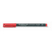 Permanentný popisovač, OHP, 0,4 mm, STAEDTLER "Lumocolor® 313 S", červená