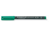 Permanentný popisovač, OHP, 0,4 mm, STAEDTLER "Lumocolor® 313 S", zelená