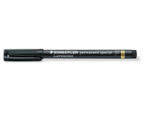 Permanentný popisovač, 0,6 mm, STAEDTLER "Lumocolor Special", čierny