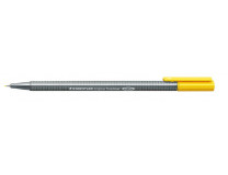 Liner, 0,3 mm, STAEDTLER "Triplus", žltý