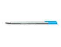 Liner, 0,3 mm, STAEDTLER "Triplus 334", neónovo modrý