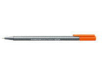 Liner, 0,3 mm, STAEDTLER "Triplus", oranžový