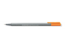 Liner, 0,3 mm, STAEDTLER "Triplus 334", neónovo oranžový
