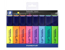Zvýrazňovač, sada, 1-5 mm, STAEDTLER "Classic 364", 8 rôznych farieb