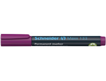 Permanentný popisovač, 1-4 mm, zrezaný hrot, SCHNEIDER "Maxx 133", fialový