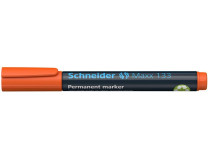Permanentný popisovač, 1-4 mm, zrezaný hrot, SCHNEIDER "Maxx 133", oranžový