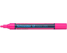 Kriedový popisovač, 2-3 mm, SCHNEIDER "Maxx 265", ružový