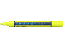 Kriedový popisovač, 2-3 mm, SCHNEIDER "Maxx 265", žltý